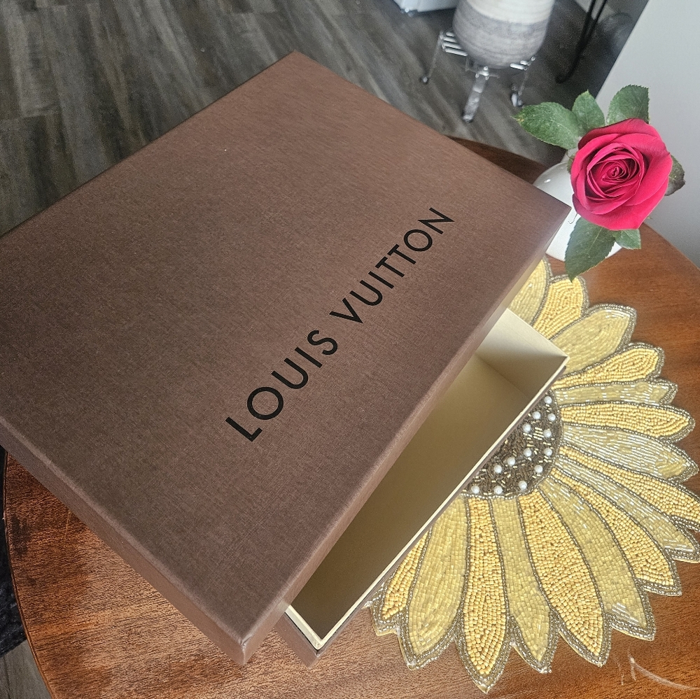 Authentic Louis Vuitton Brown Empty Box - image 2
